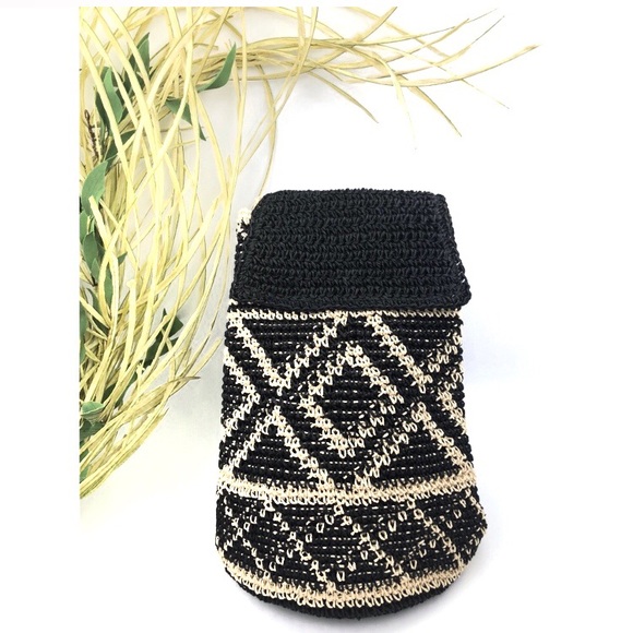 American Eagle Outfitters Beach Straw Bag Backpack - Picture 1 of 7